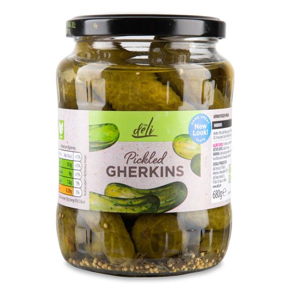 The Deli Pickled Gherkins 680g (370g Drained)